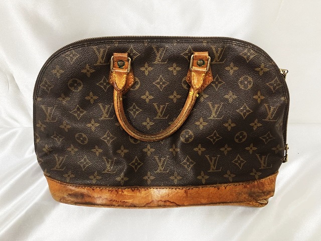 ルイヴィトン モノグラムライン アルマ（旧型） M51130 穴あき