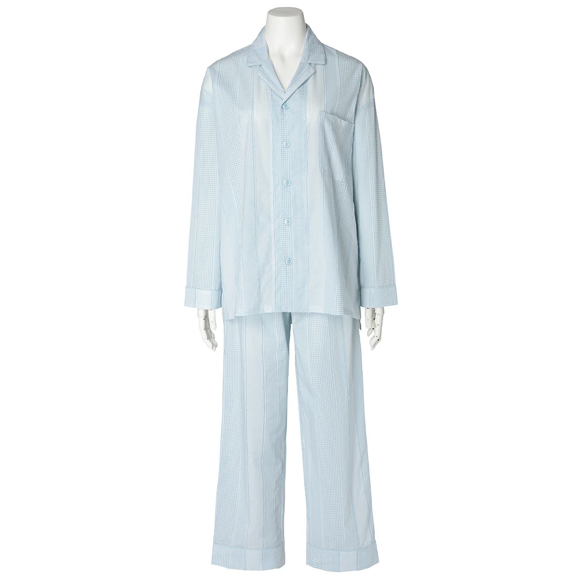 ストライプギンガム[長袖パジャマ] | KID BLUE OFFICIAL ONLINE STORE