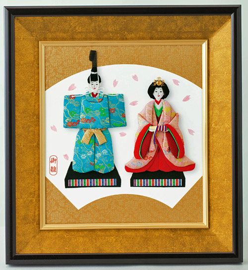 ひな祭り手作り押絵キット・雅ひな |生地 和柄/和布/ちりめん手芸通販