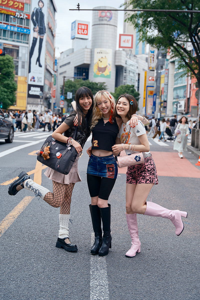 KIRSH X GALS チェックボードショートパンツ【ピンク】