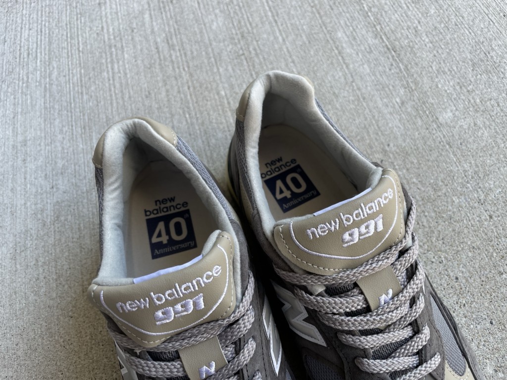 ニューバランスのUK40周年記念モデル「M991 UKF（グレー）」を