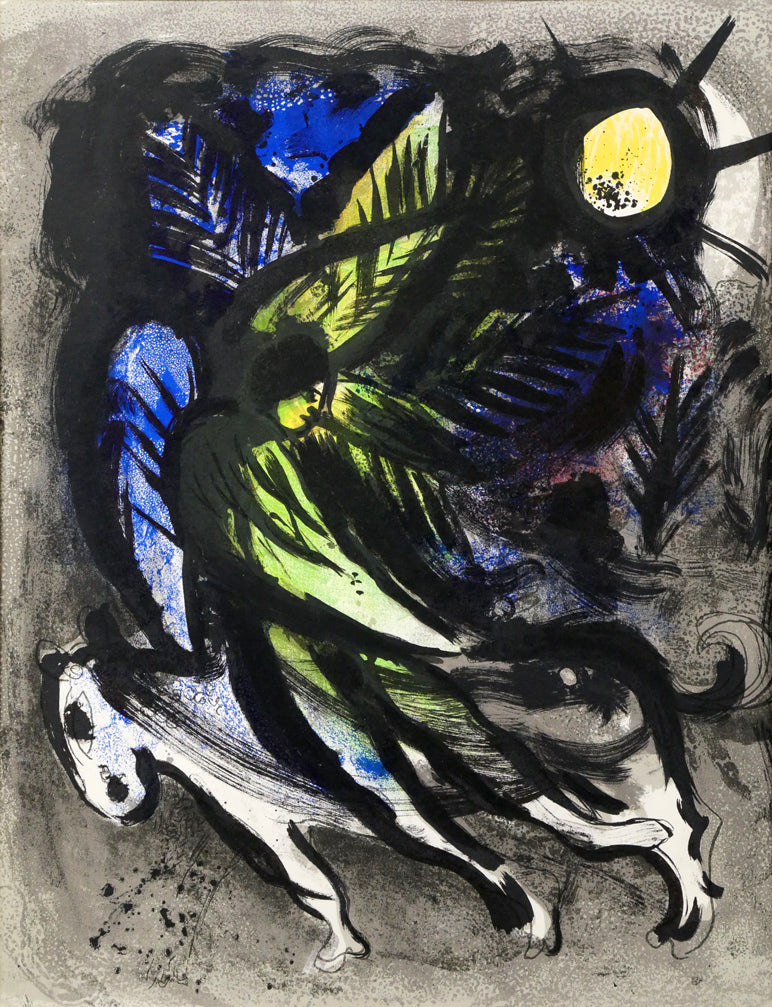 マルク・シャガール(Marc Chagall)「天使（「シャガール・リトグラフI