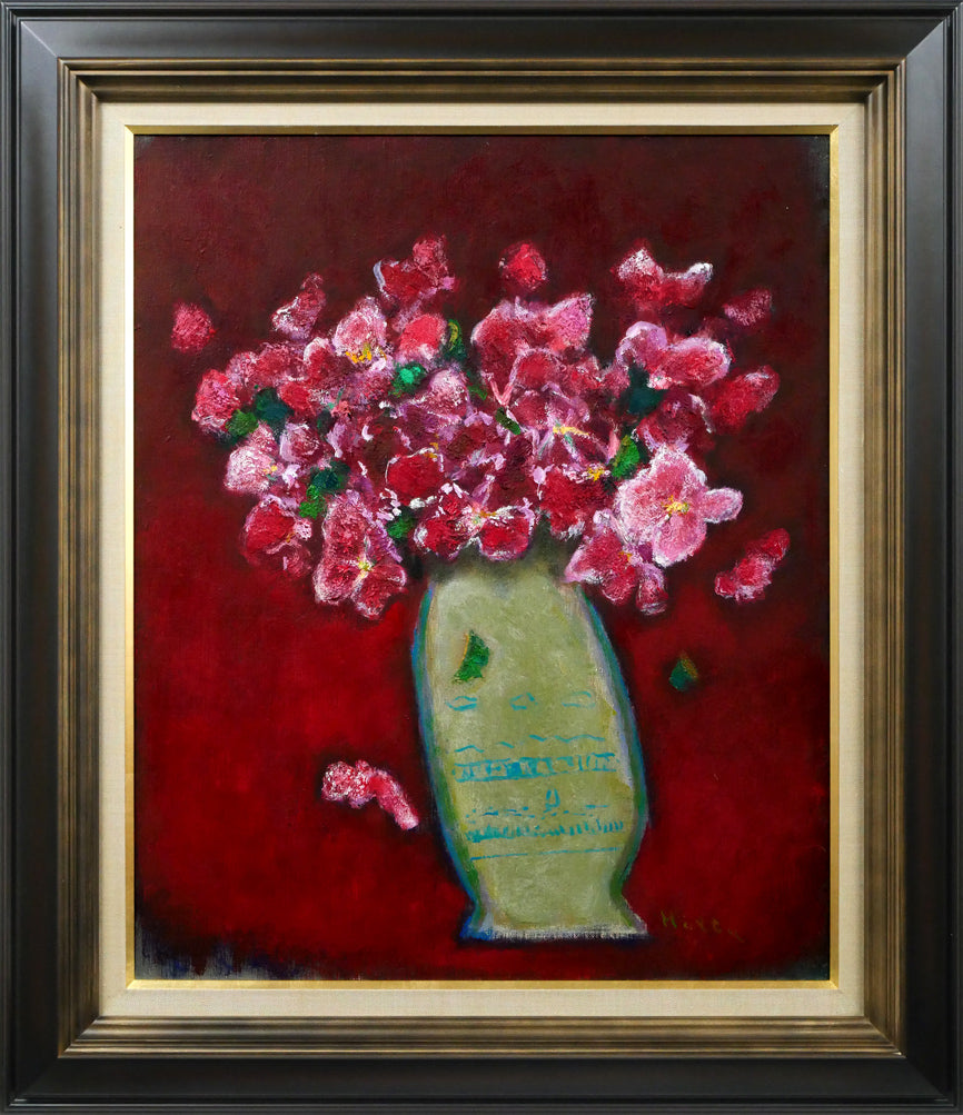 草野心平「不尽山（富士山）」肉筆書・色紙額装 絵画買取・販売の小竹美術