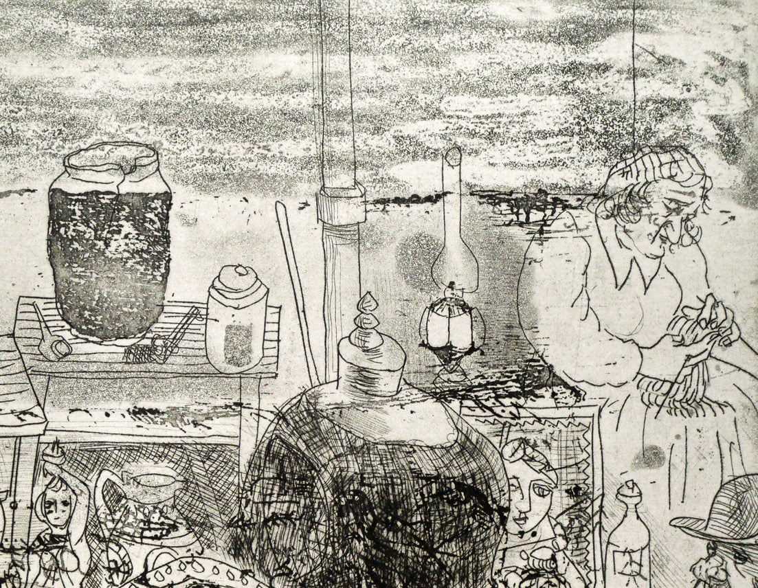 増田誠「エッチング1」銅版画 絵画買取・販売の小竹美術