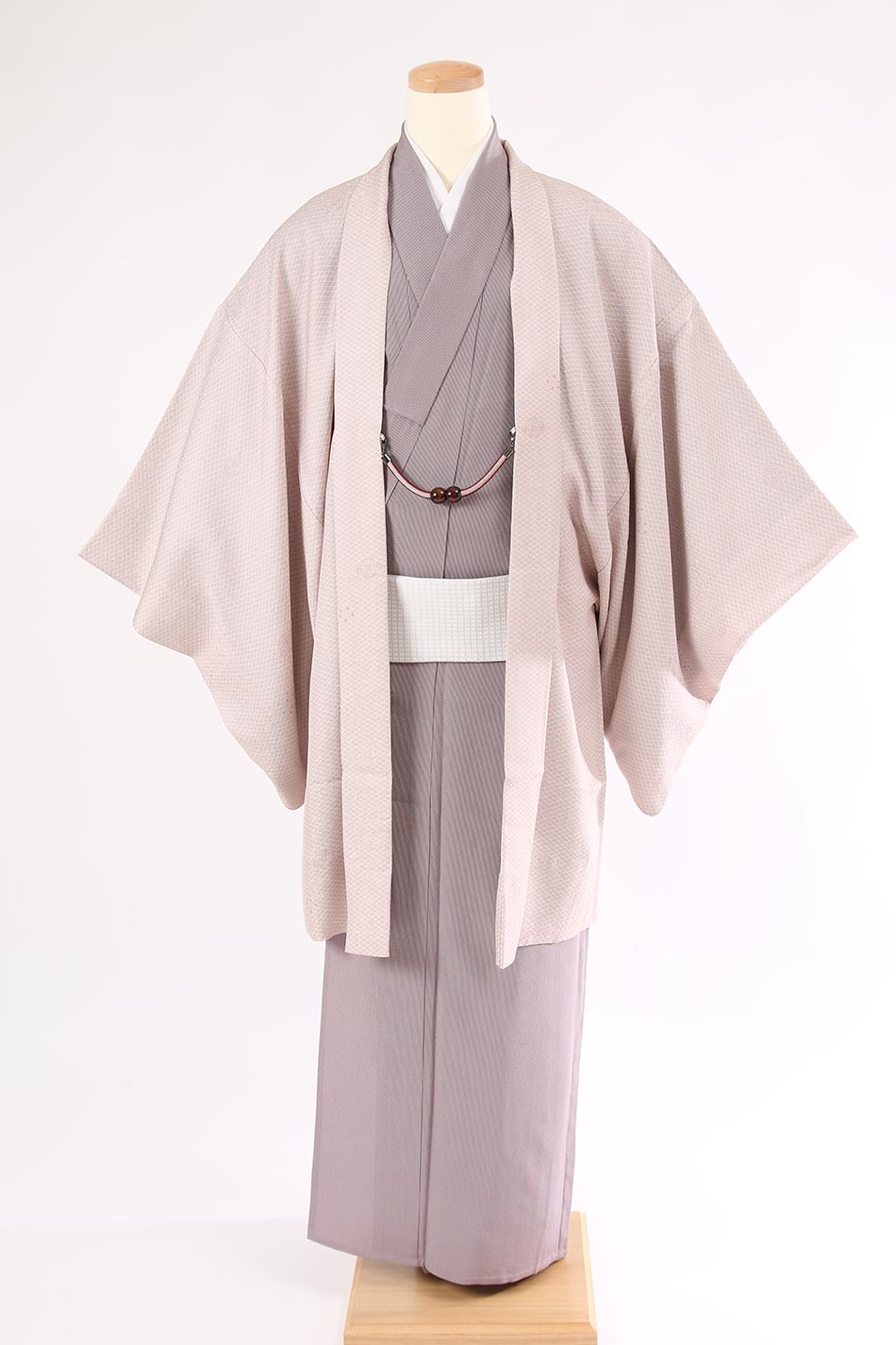 単衣・男性アンサンブル着物 No.5】(正絹) | 東京・銀座で着物レンタル