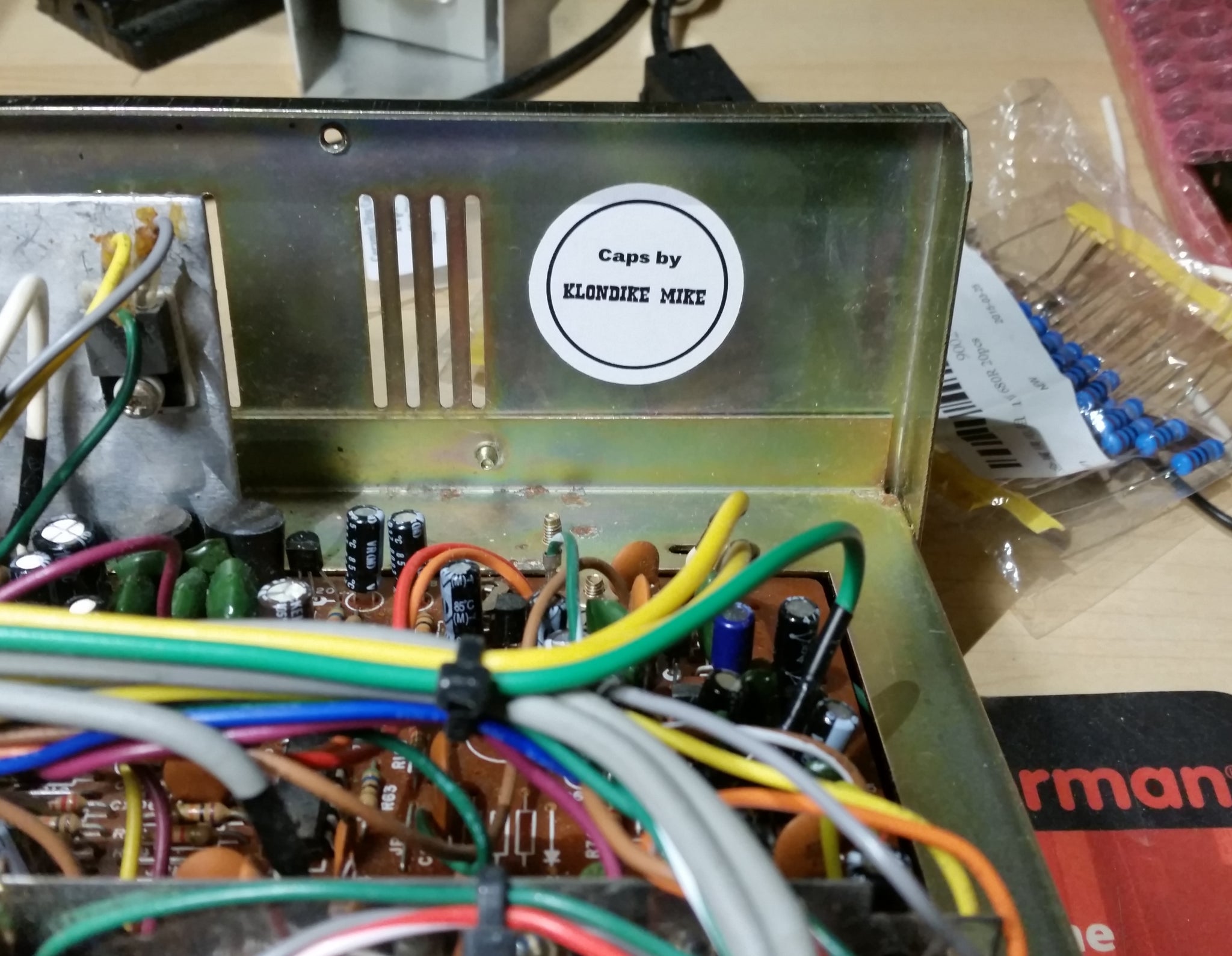 JRC NRD-505 electrolytic capacitor kit – Klondike Mike's