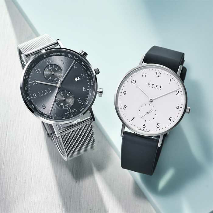 Knot CC-39ASVNV 腕時計 メンズ レディース クォーツ ネイビー 日本製