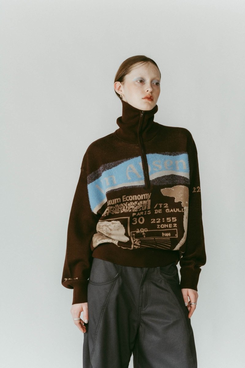 concept jacquard knit/brown | KNUTH MARF