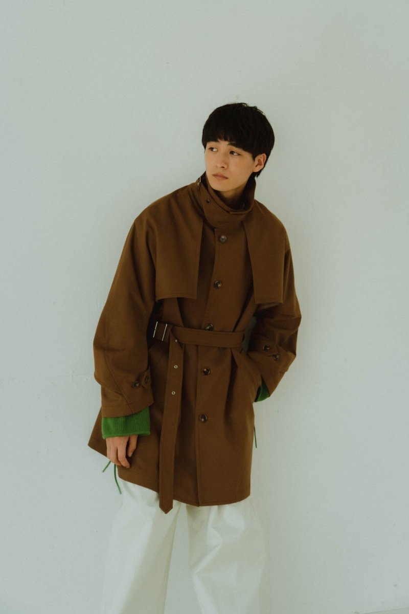 3way dolman trench coat/khakibrown | KNUTH MARF