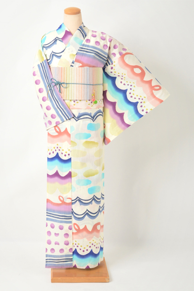 浴衣［tsumori chisato カラフル］｜着物レンタルあき (来店着付け無料