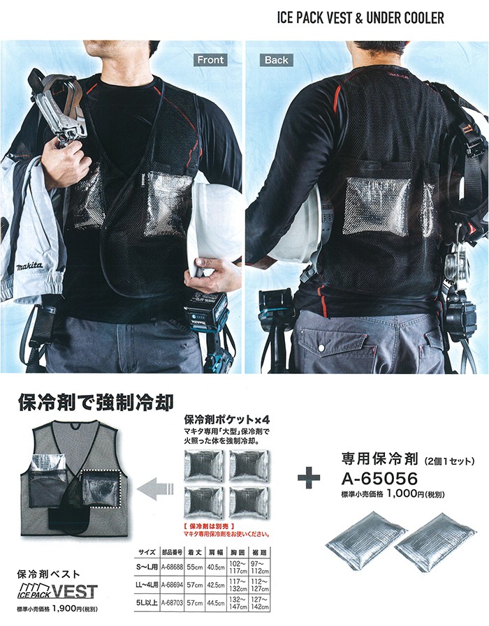 FJ419DZ マキタ 充電式ファンジャケット フルハーネス対応 【徹底解説