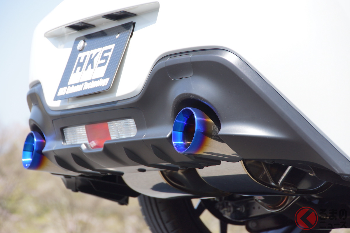 静粛性と低排圧を兼ね備えたGR86／BRZ用のマフラー「LEGA MAX Sports