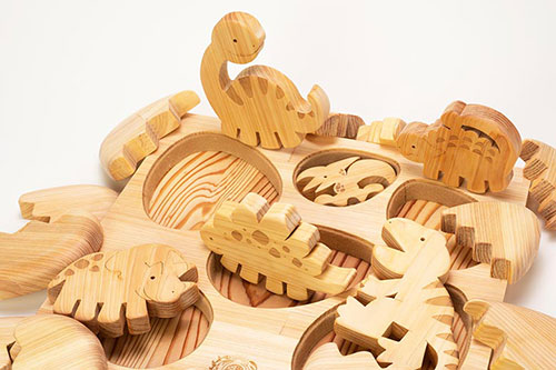 かくれんぼパズル・きょうりゅう 山のくじら舎｜ KURABOKKO