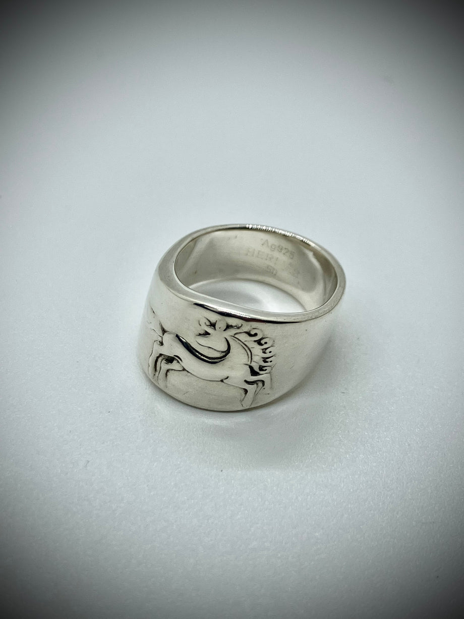 エルメス 90年代 コロゾ ホース リング GP 50号 エルメス 90年代