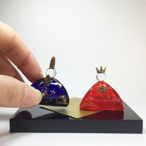 KUROKABE】お内裏様お雛様セット（青/赤） | KUROKABE | 黒壁公式