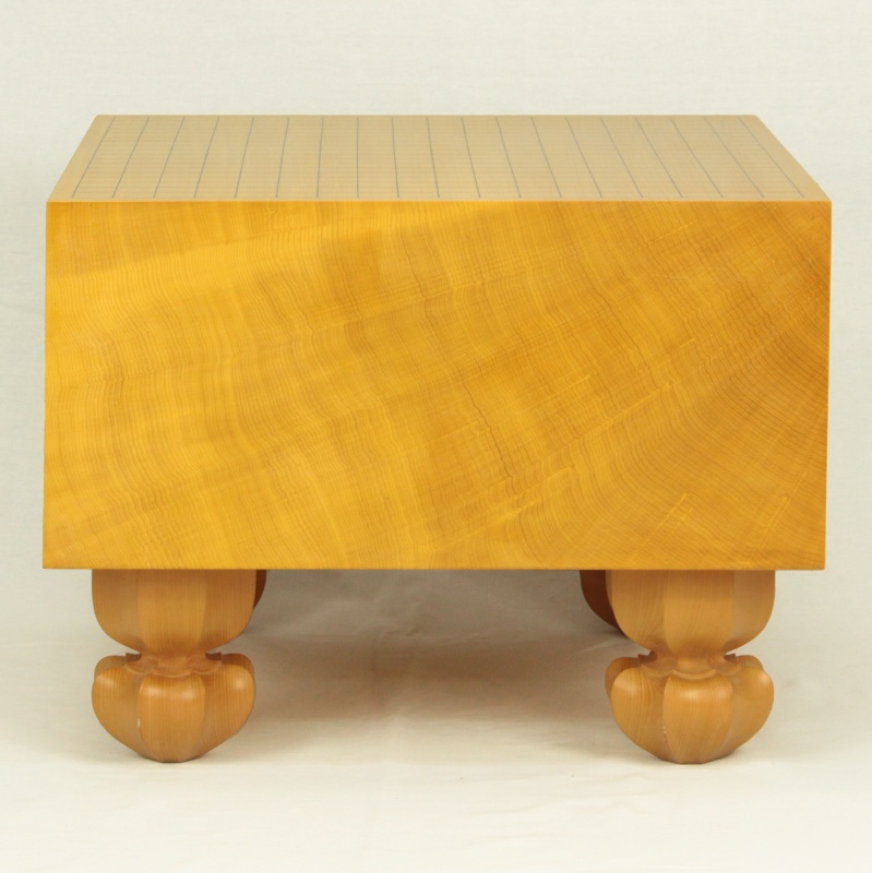 日向産】本榧脚付碁盤 7寸柾目 17Z053