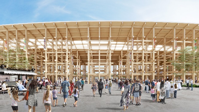 大阪・関西万博 大屋根（リング）の新パース図を公開 | 2025年日本国際