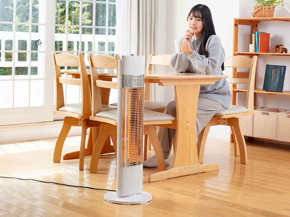 販売終了】カーボンヒーター遠赤電気ストーブKKH-0942 | コイズミ