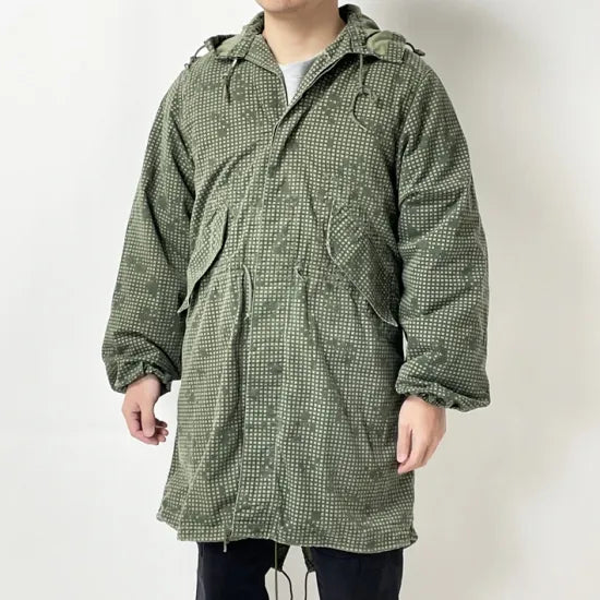 アメリカ軍 ナイトデザートカモ モッズコート USED ライナー・ワッペン