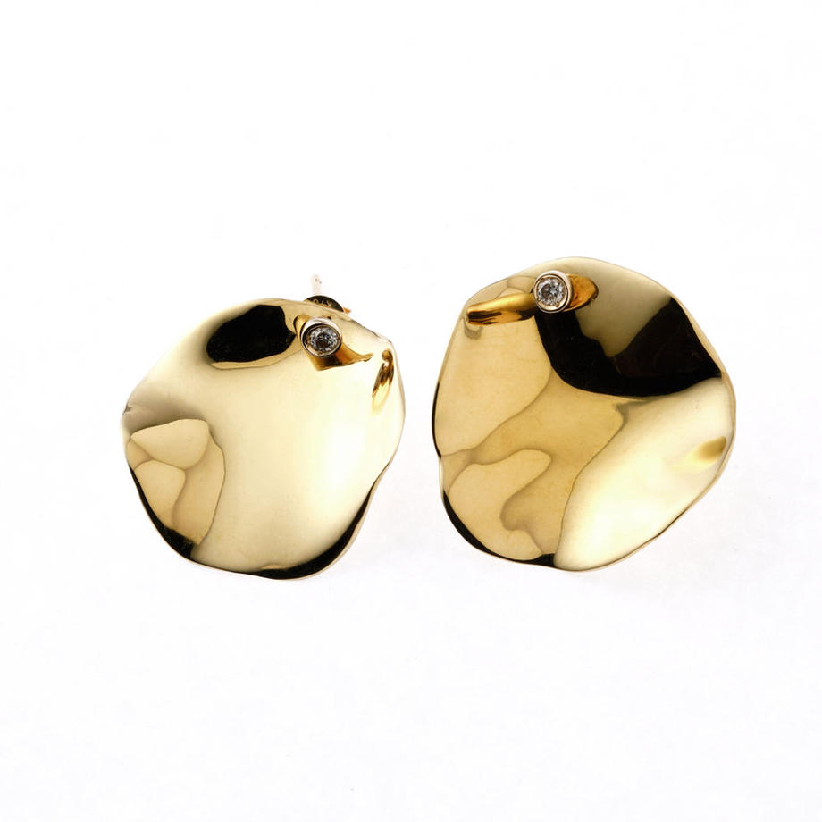 Flap (M) ピアス Gold×Silver | Lamie (ラミエ) Jewelry Accessory