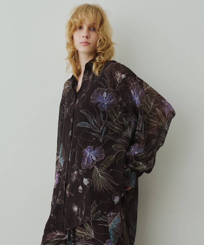 REVIVAL】オリジナルvintageフラワープリントリラックスシャツ – LA