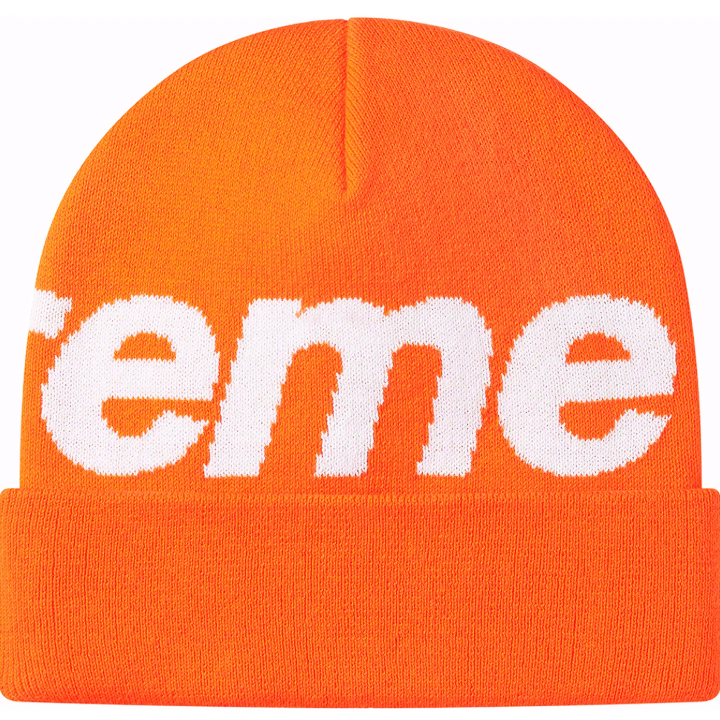 Supreme Big Logo Beanie (FW22/FW24) Orange – LacedUp