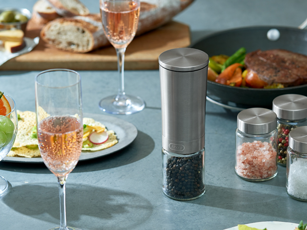 Toffy 電動ソルト＆ペッパーミル K-EM1-SV | 株式会社ラドンナ- LADONNA -