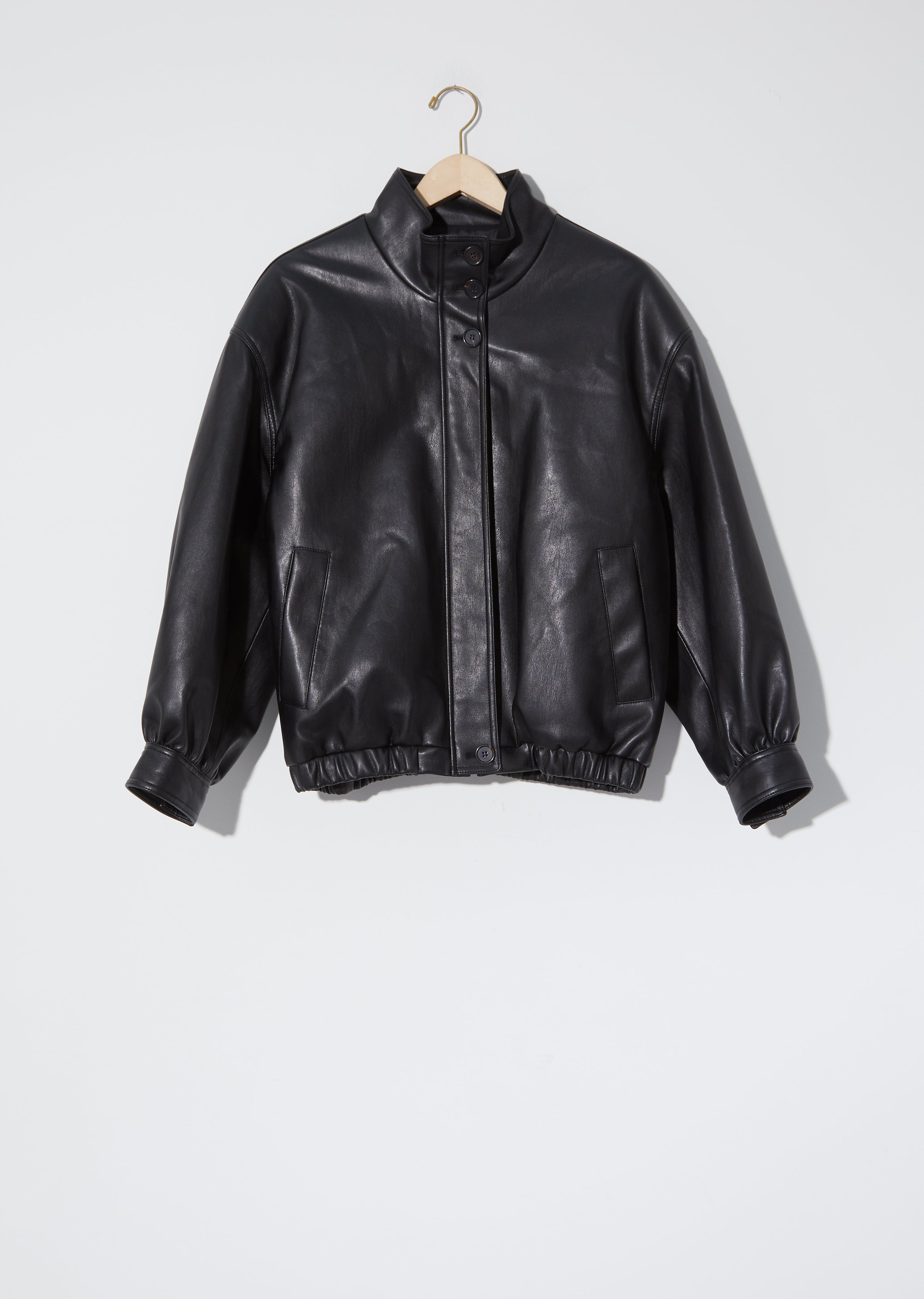 Vegan Leather Blouson – La Garçonne