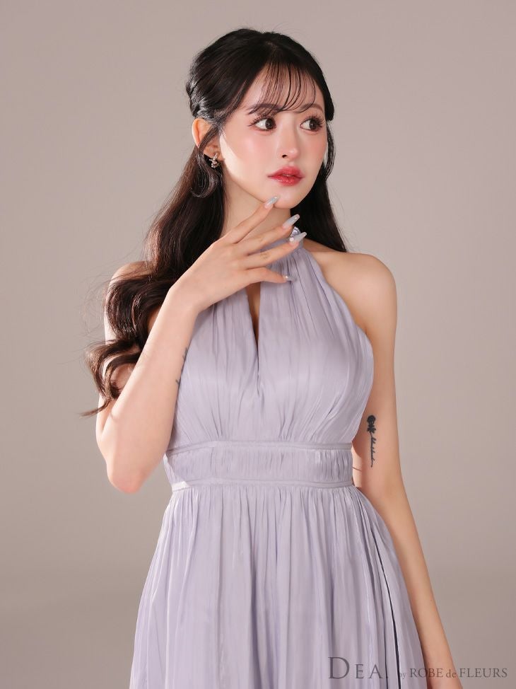 DEA.by ROBE de FLEURS/ディア】ホルターネック サテン リボン