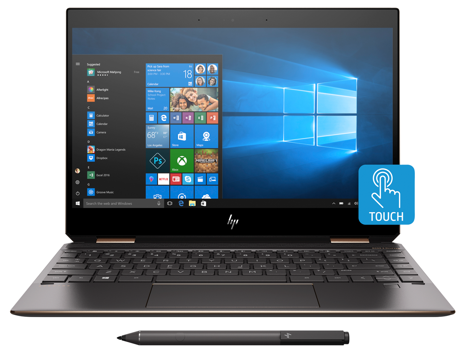 HP Spectre x360 13 (13-ap) - i7-8565U · UHD Graphics 620 · 13.3