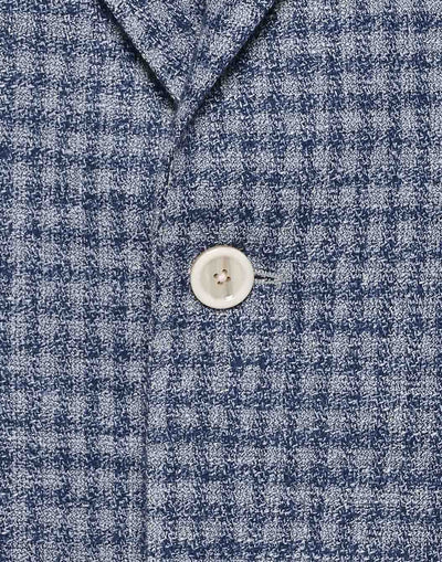 リネンウール マイクロチェックジャケット – LARDINI Online Store
