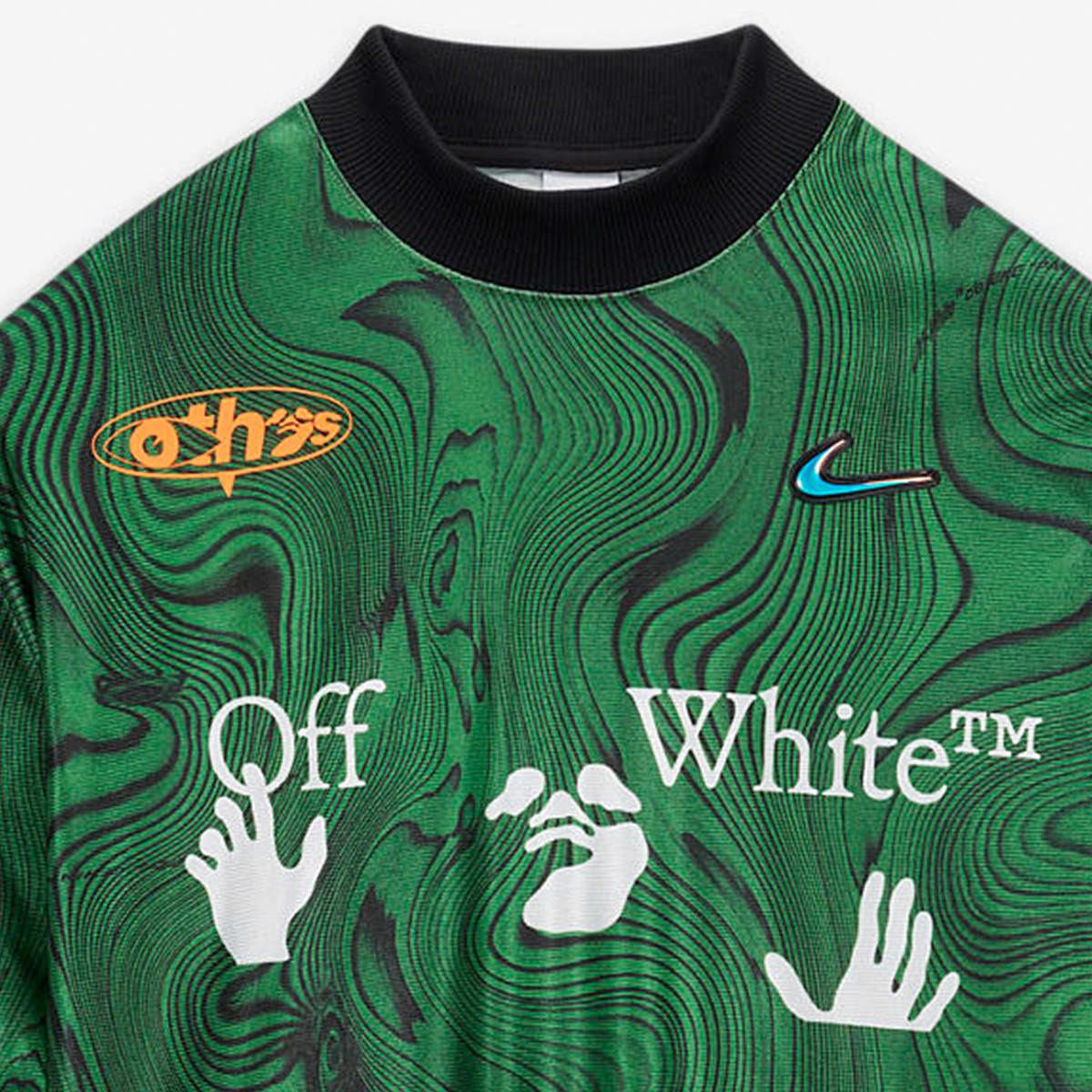 Nike x OFF-WHITE All Over Print Jersey (Kelly Green) | END. Launches