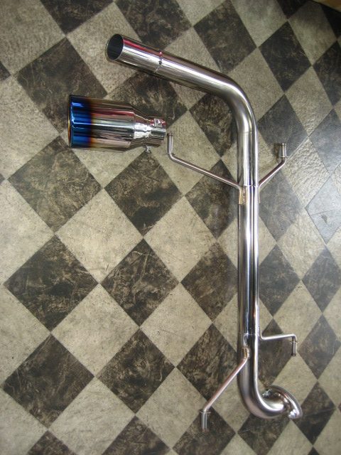 JWRC CUSTOM タイプ2 左出しシングルストレートリヤマフラー タイコ