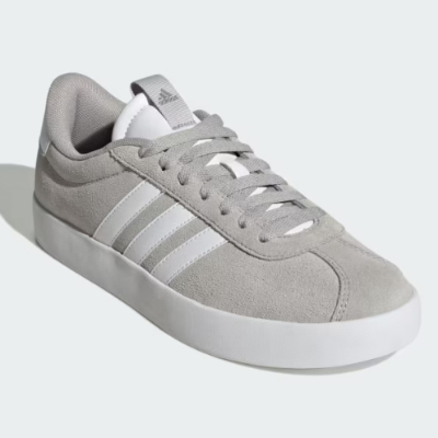 adidas VL コート3.0 シューズ グレー×ホワイト ID6280【日本未入荷