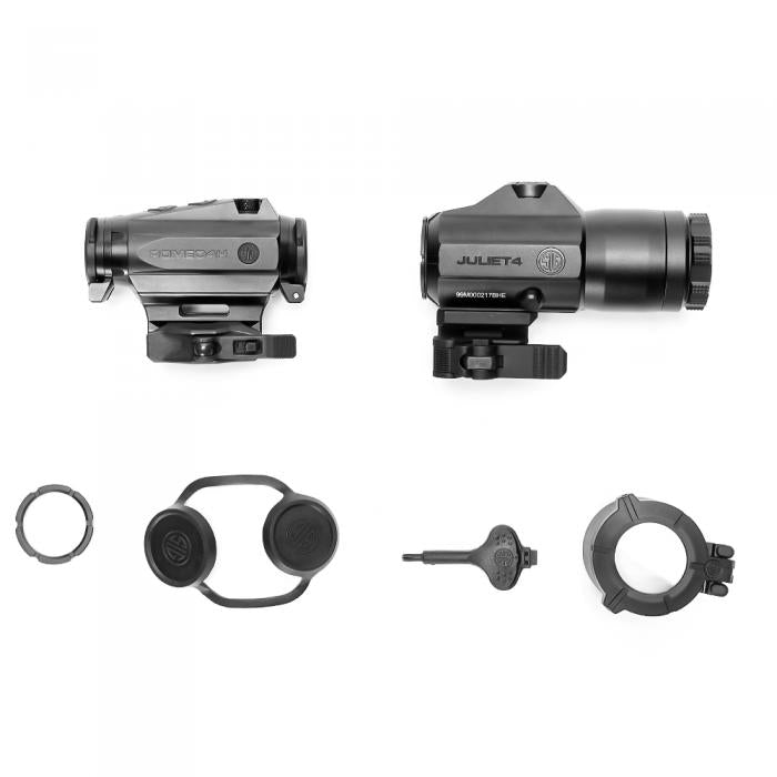 SIG SAUER ROMEO4H+JULIET4 ダットサイト+マグニファイア 【ブラック