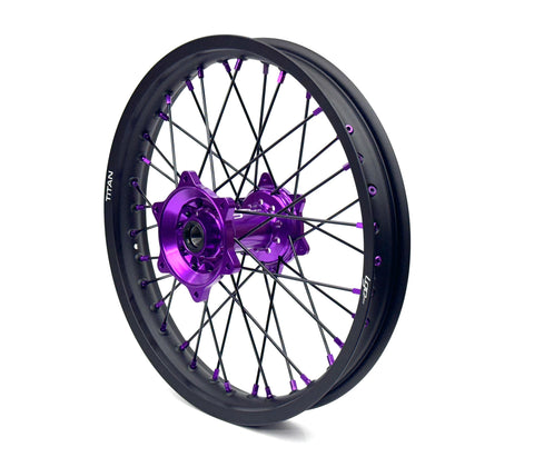 TITAN Wheel Set - Kawasaki KX250F/KX450F - Purple – LGC Moto