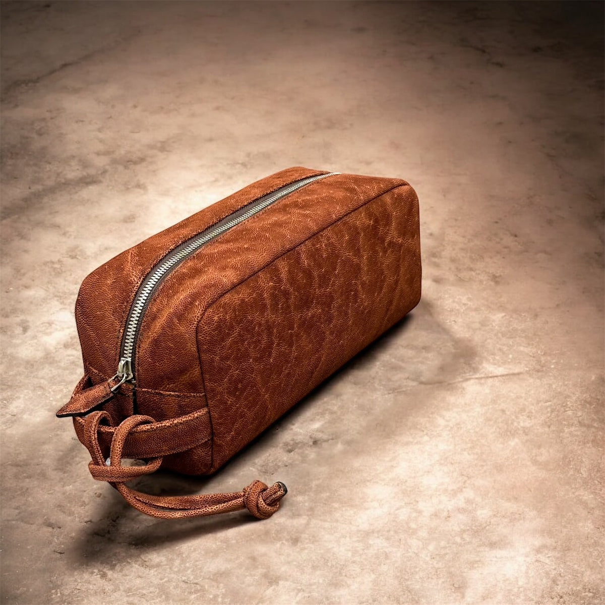 エレファント セカンドバッグ メンズ 像革 本革 茶色 ブラウン