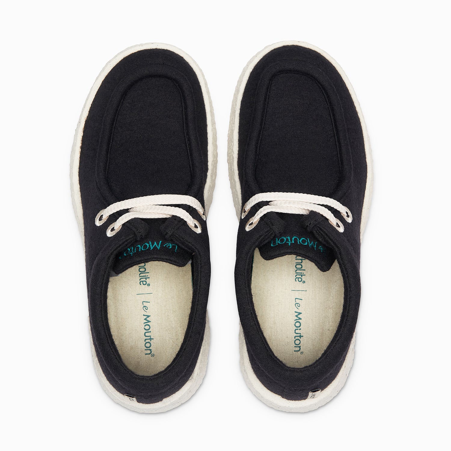 ルムトン ワラビー BLACK】履き心地のよい 軽い メリノウール