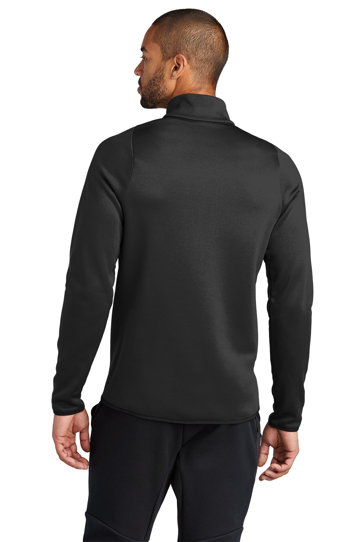 Branded Nike Therma-FIT 1/4-Zip Fleece CN9492 Team Black