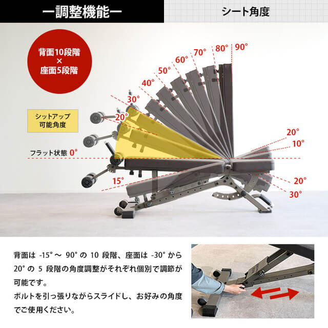 アジャスタブルベンチ ｜ラインナップ｜トレーニング用品ブランド