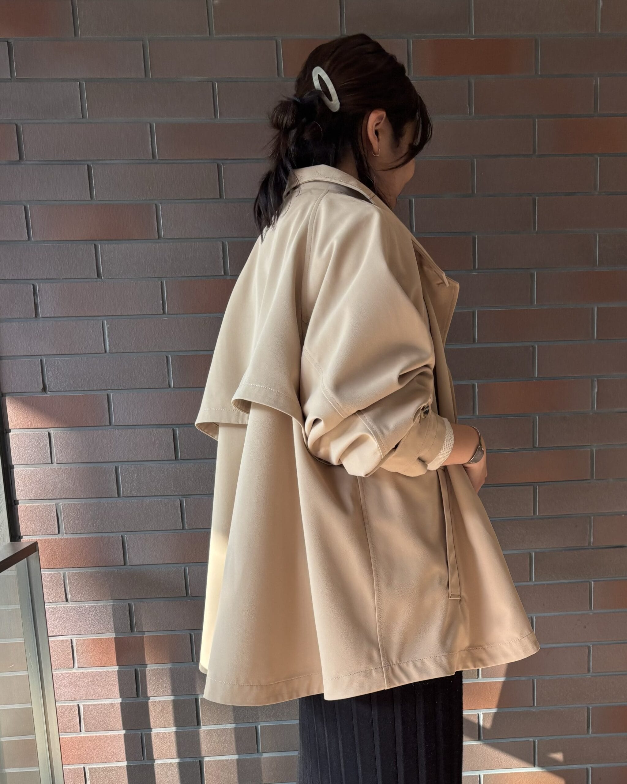 アウターを新調して一気に春気分⌇SLOBE IENAのショートコート | LEE