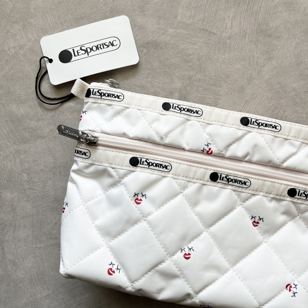 LeSportsac キルティングポーチ ホワイト ☆新品未使用