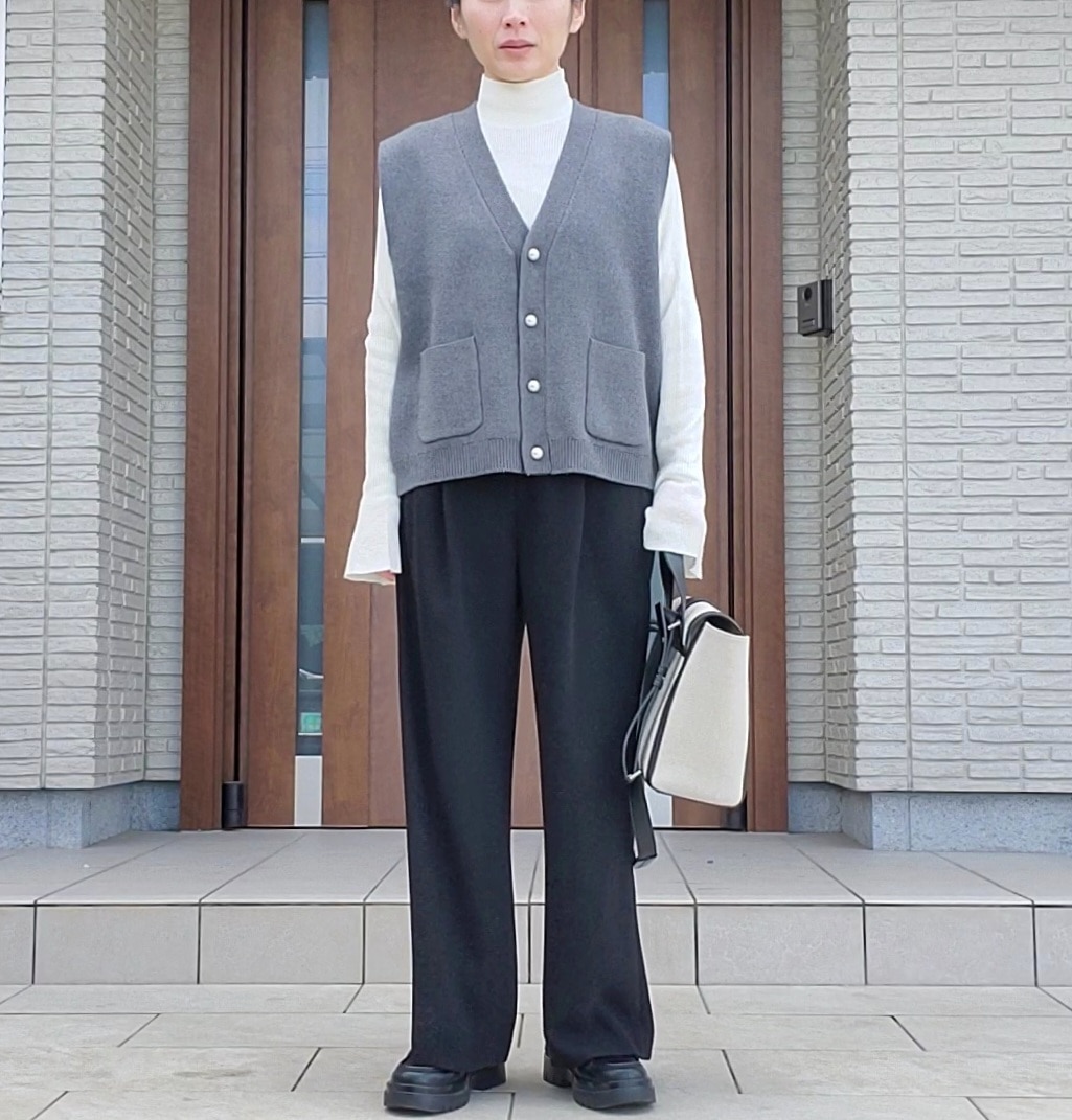 SLOBE IENA】仕事復帰を控えた40代ママが購入したパールニットベスト