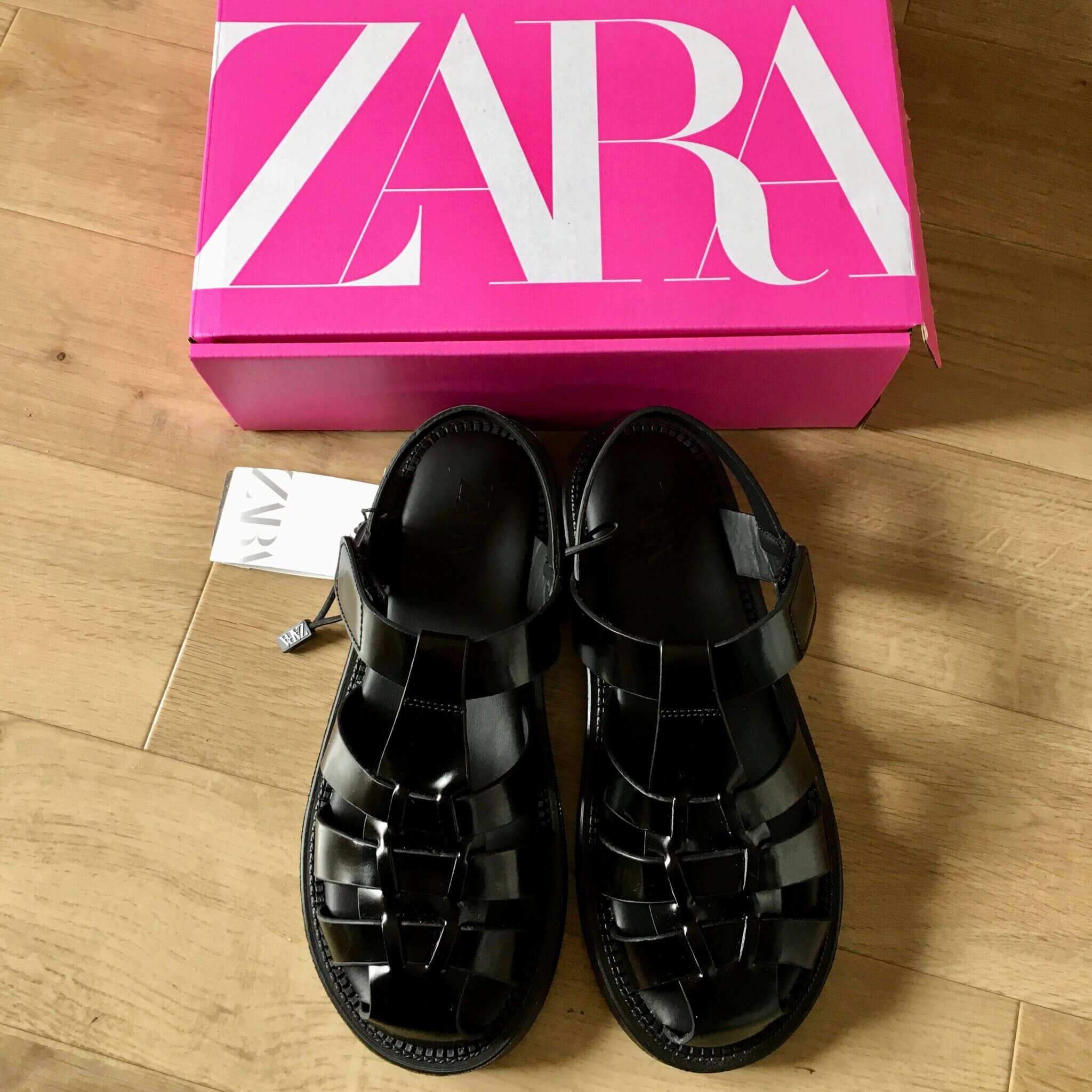 ZARAで4人がカブり買い！】フラット ケージサンダルが優秀です！【2021