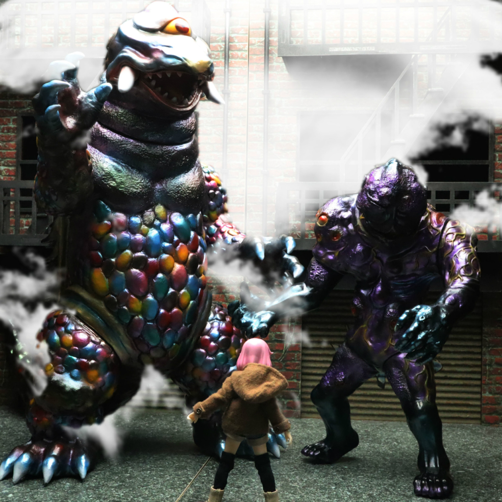 シカルナ・工房 幻獣ソフトシリーズ マダラ & 世界の怪獣 ザゴラ 山中