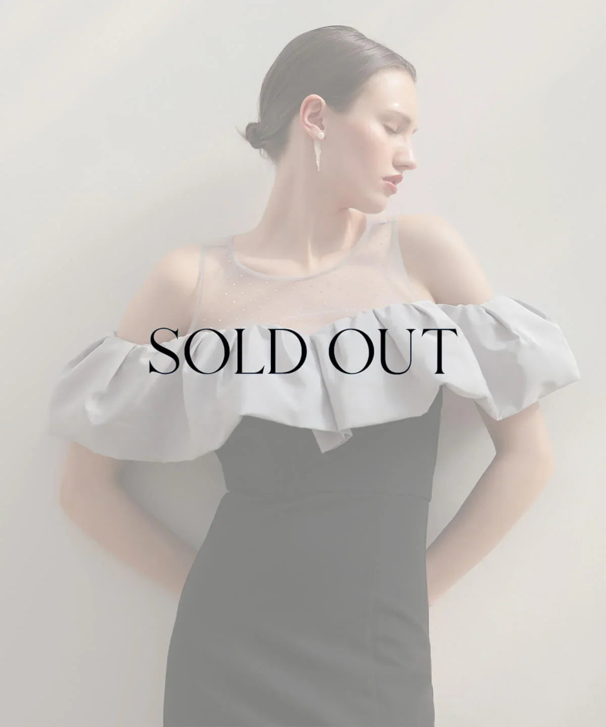 LEJA LUXE】2WAYストーンペプラムビスチェマーメイドドレス/パーティー