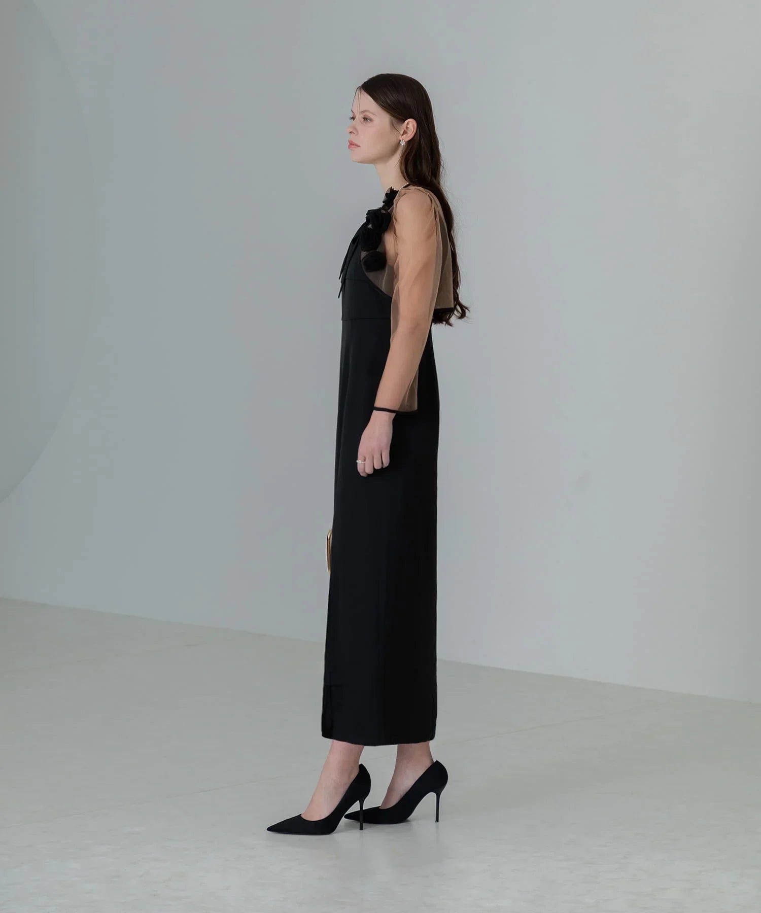 当日発送】ローズボレロシアースリーブIラインドレス/パーティードレス