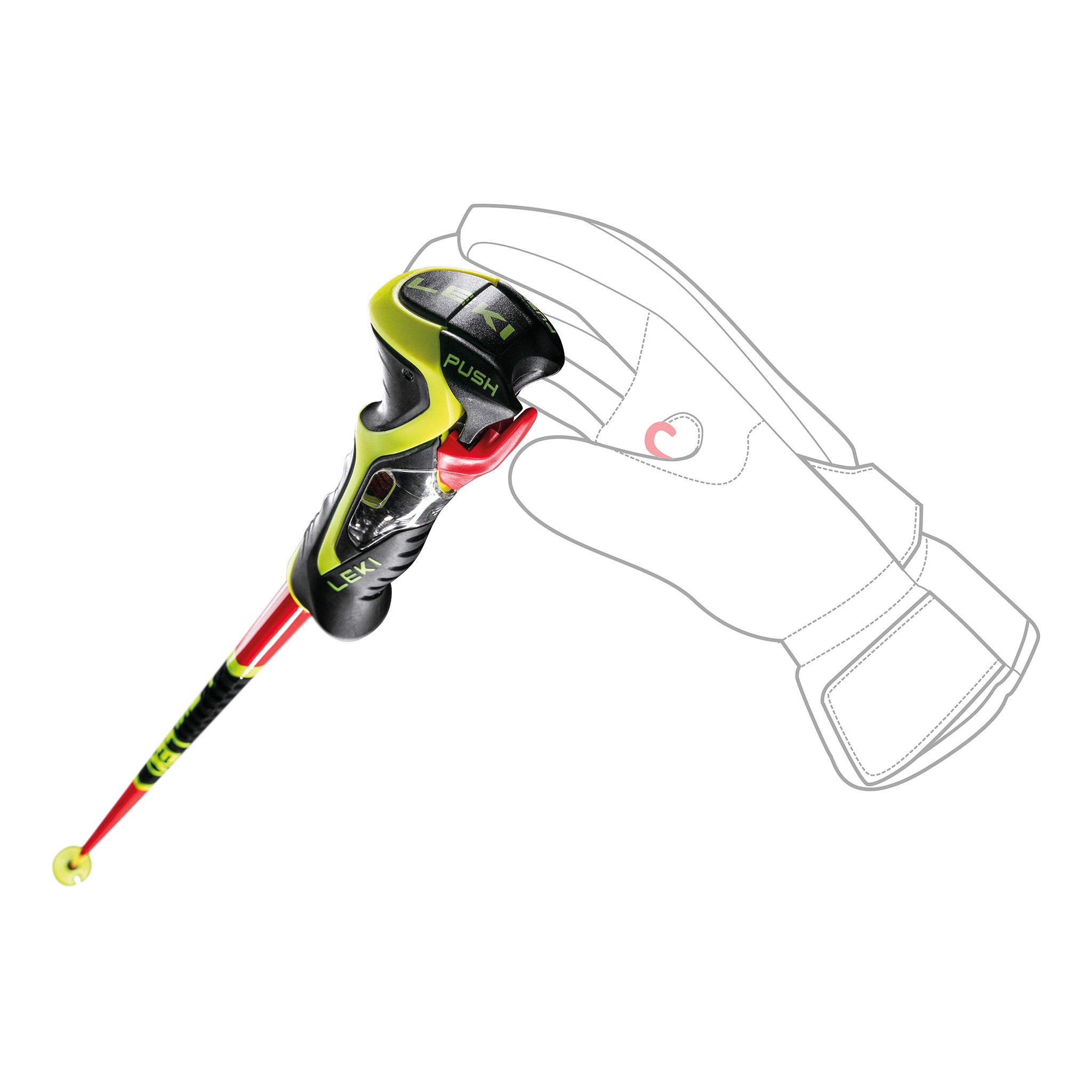 LEKI USA - WCR SL 3D - Ski Racing Poles - All Winter Poles - LEKI USA