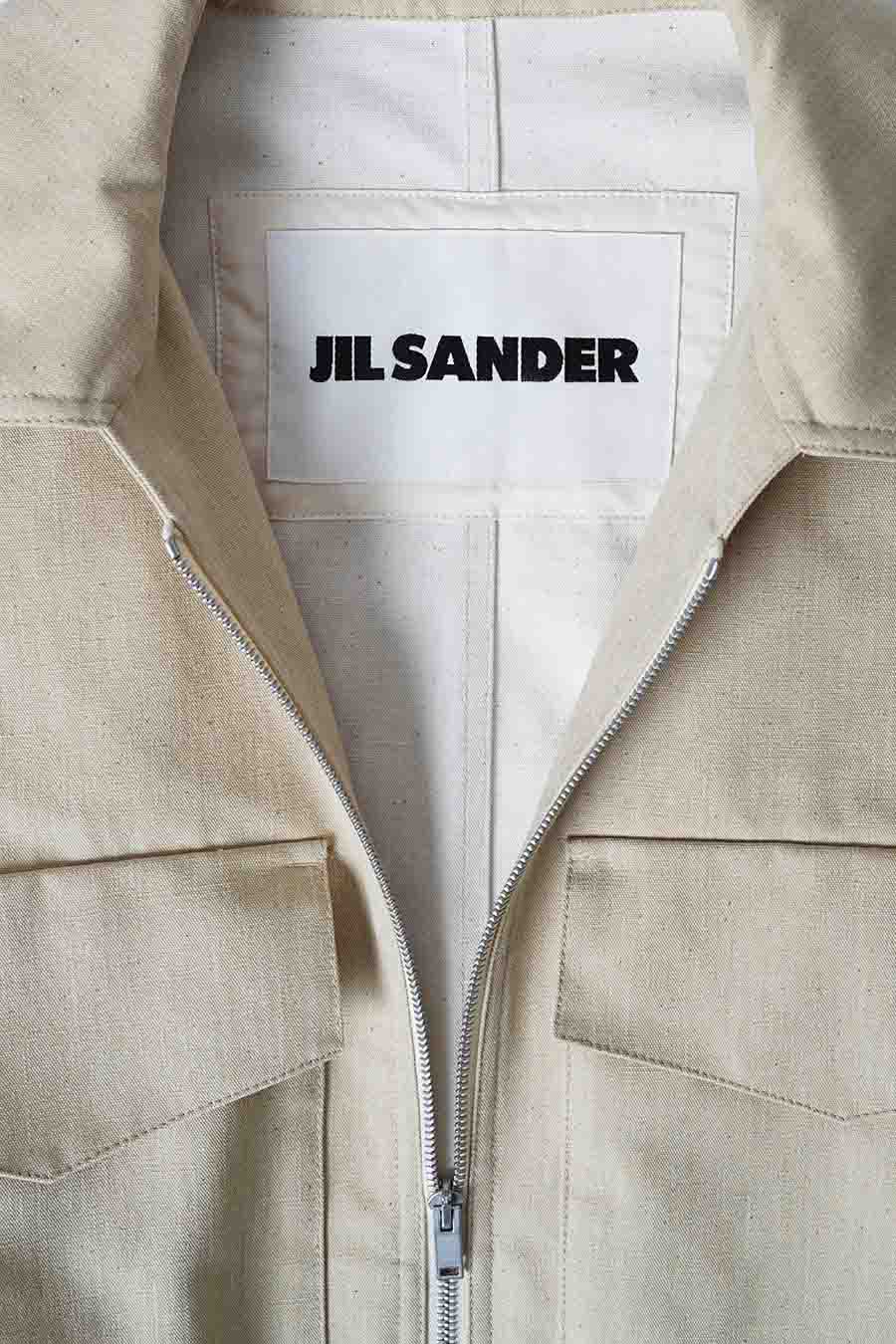 JIL SANDER - BEIGE SAFARI CANVAS JACKET – LE LABO STORE