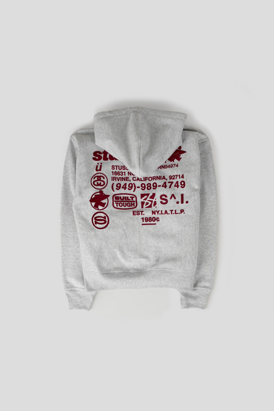 Stussy - GREY DNA ZIP HOOD – LE LABO STORE